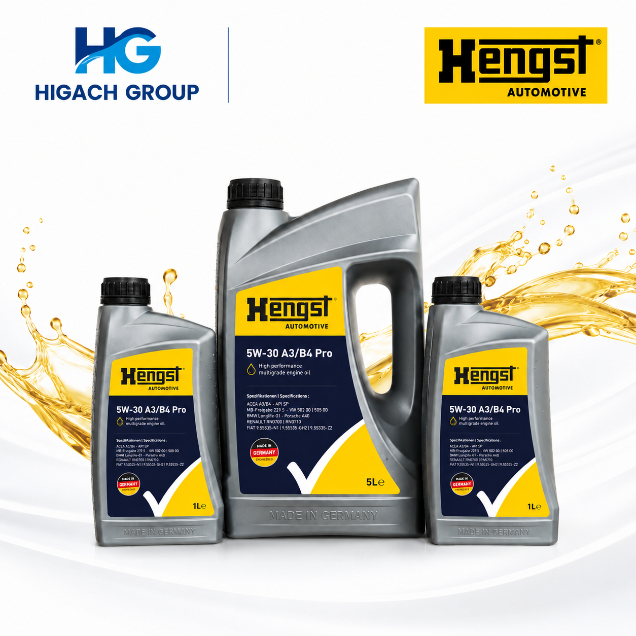 H.HENGST 5W30 A3/B4 PRO