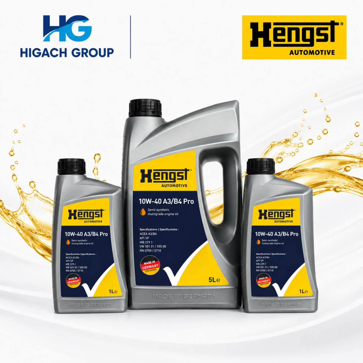 HUILE HENGST 10W40 A3/B4 PRO