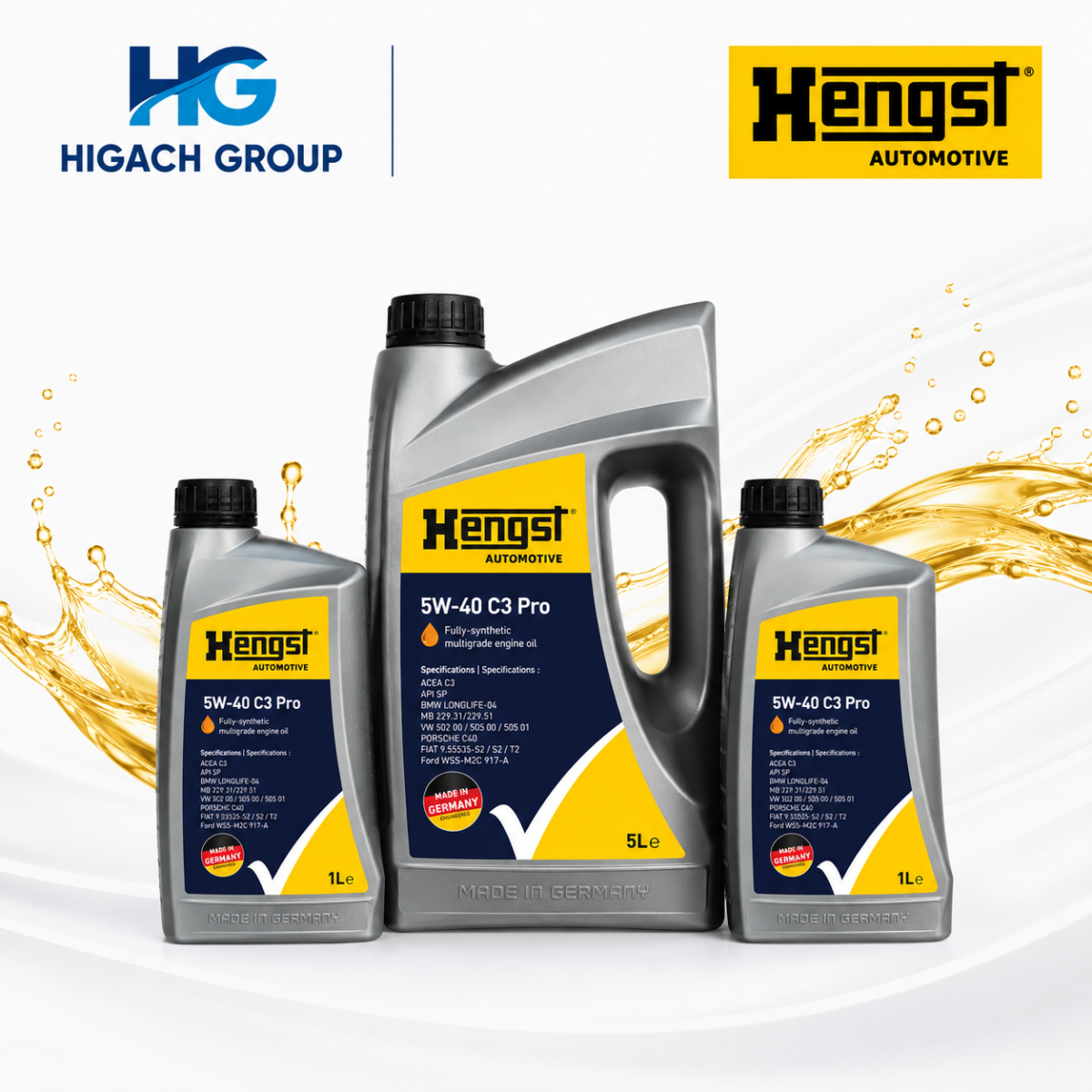HUILE HENGST 5W40 C3 PRO