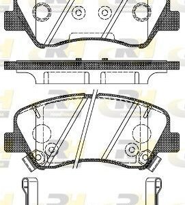 ROADHOUSE 21488.02 plaquettes de frein