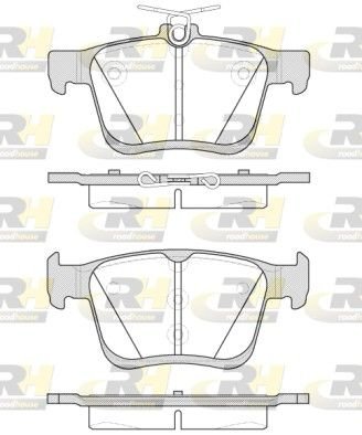 ROADHOUSE 21516.00 plaquettes de frein