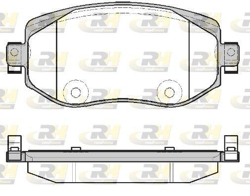 ROADHOUSE 21724.08 plaquettes de frein