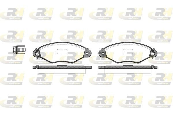 ROADHOUSE 2643.00 Kit de plaquettes de frein, frein à disque