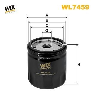 WIX WL7459 Filtre a huile