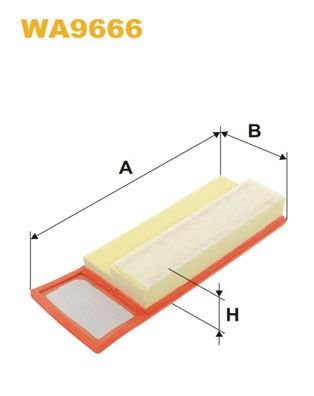 WIX WA9666 Filtre a air