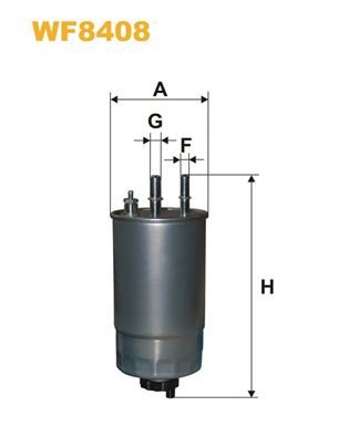 WIX WF8408 Filtre a gasoil