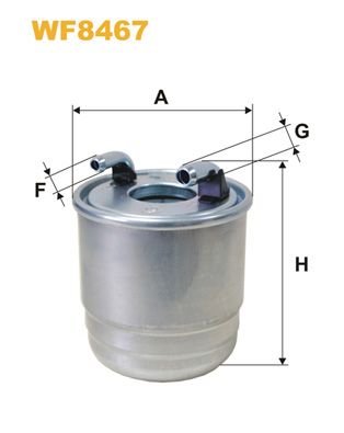WIX WF8467 Filtre a gasoil