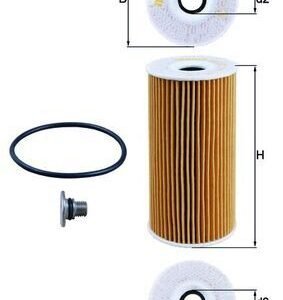 MAHLE OX377D Filtre a huile