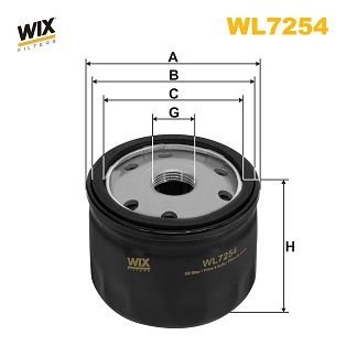 WIX WL7254 Filtre a huile