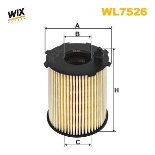 WIX WL7526 Filtre a huile
