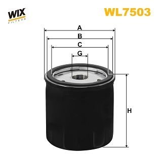 WIX WL7503 Filtre a huile