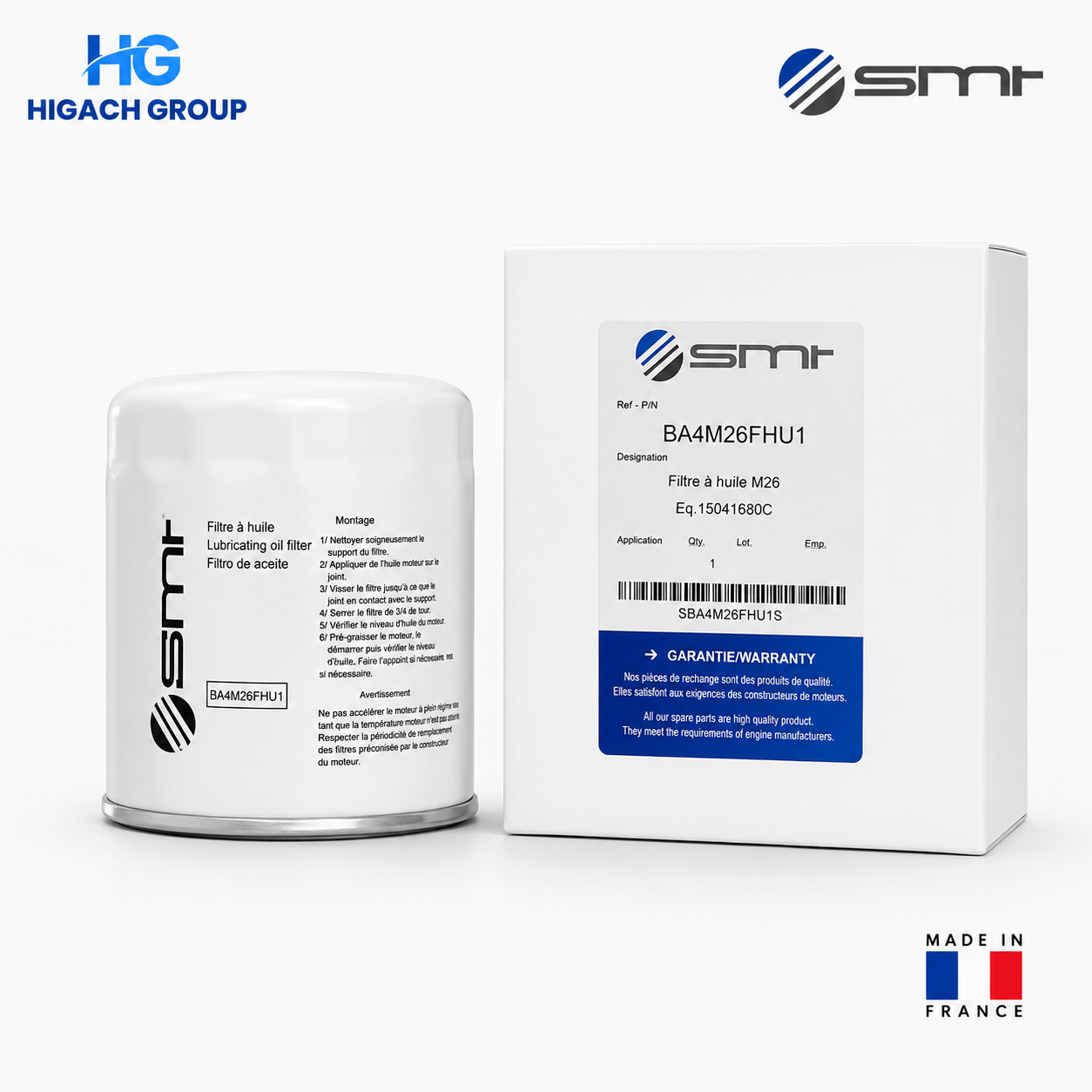 FILTRE HUILE M26