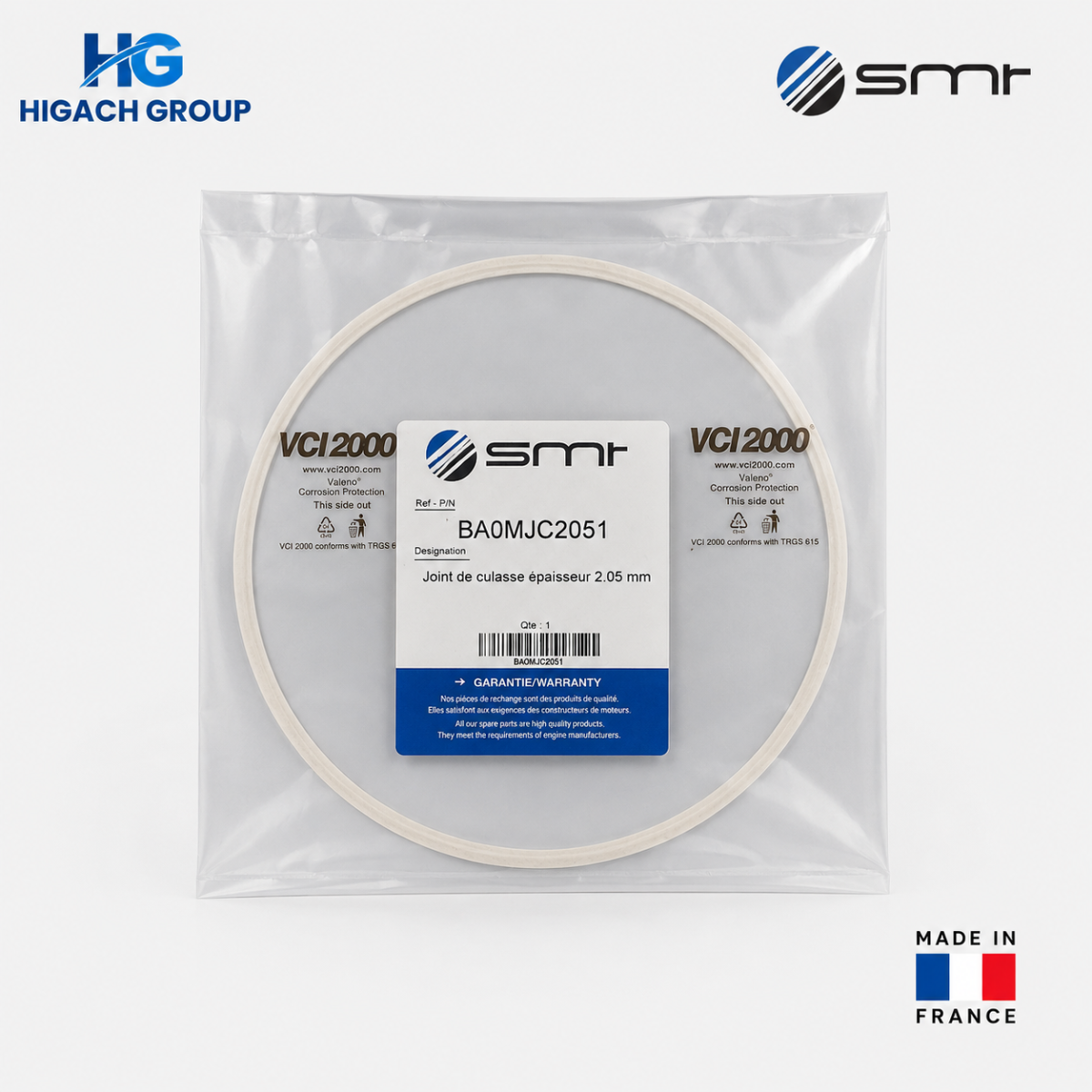 JOINT DE CULASSE EPAISSEUR 2.05 MM