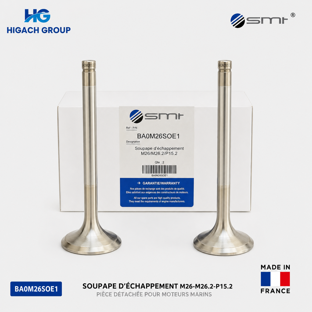 SOUPAPE ECHAPPEMENT M26-M26.2-P15.2